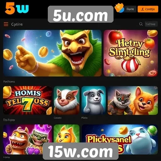 Plataforma 5u.com oferece vasta seleção de jogos online