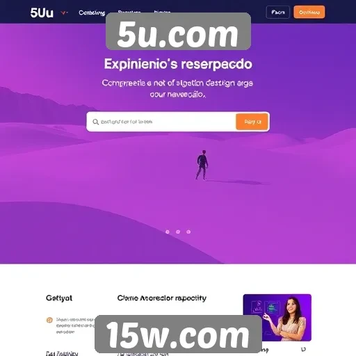 Experiência do usuário no site 5u.com