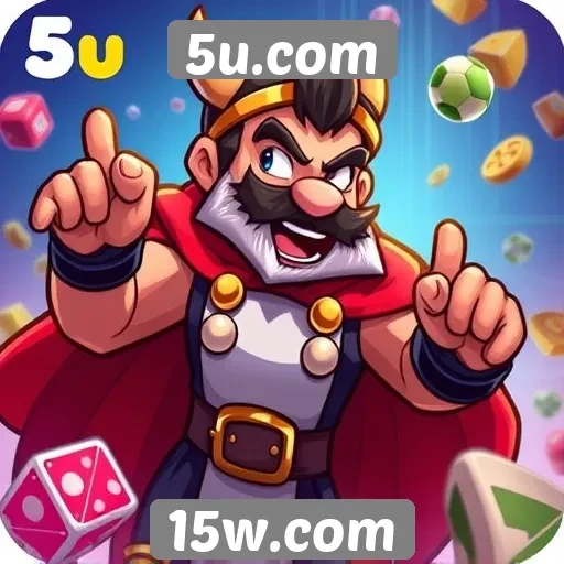 Variedade de jogos disponíveis no 5u.com
